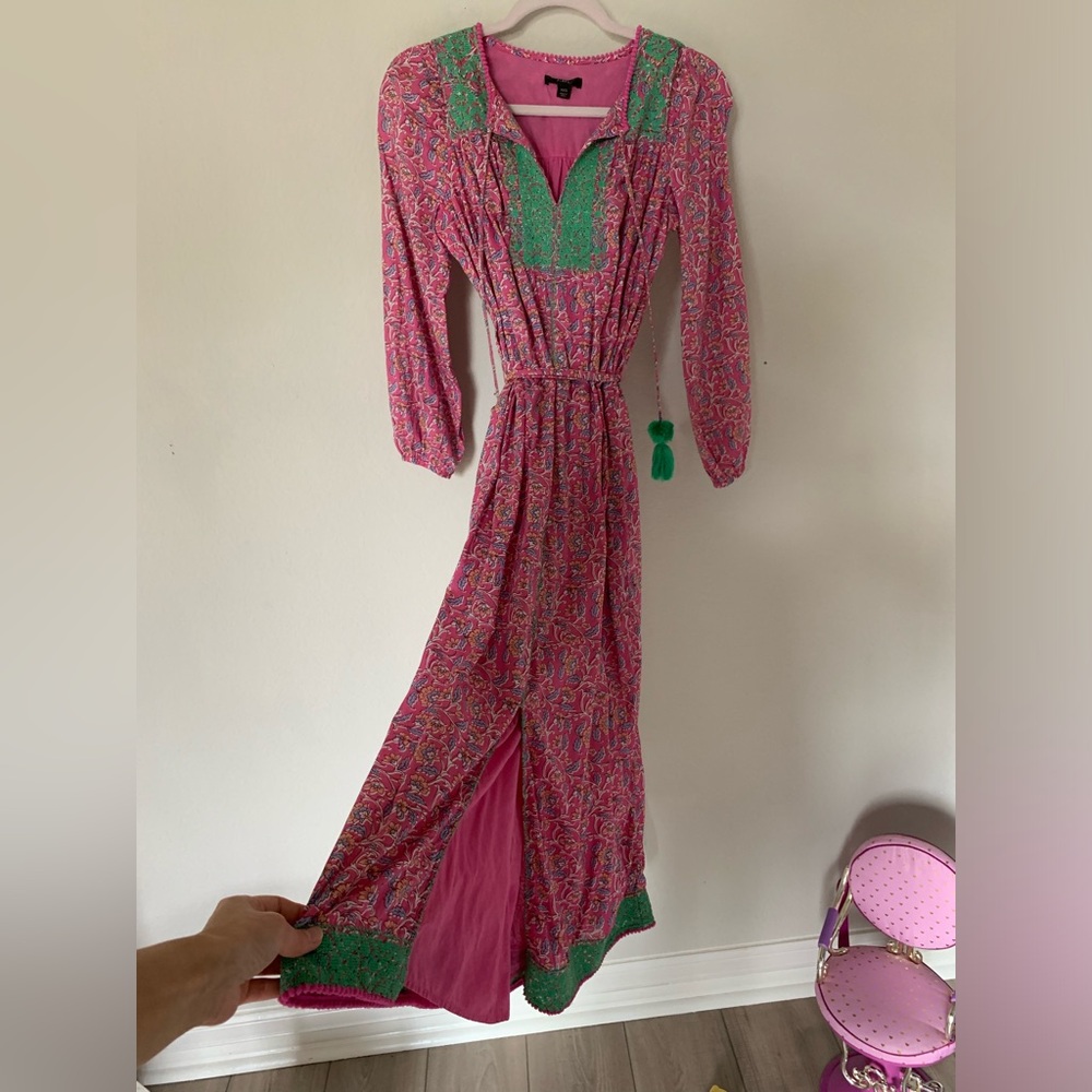 J Crew Belted Embroidered Tunic Dress - Picture 5 of 12